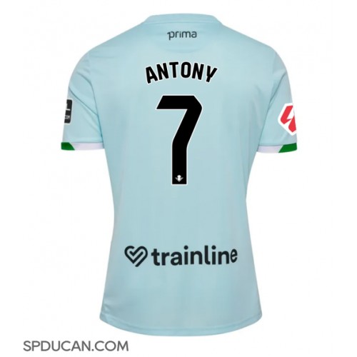 Muški Nogometni Dres Real Betis Antony #7 Gostujuci 2025-26 Kratak Rukav